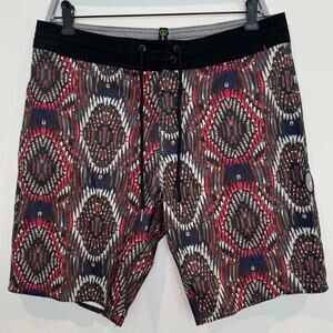 Volcom Natural Visions Stoney 'China Blue' Men's Board Shorts, Size 32